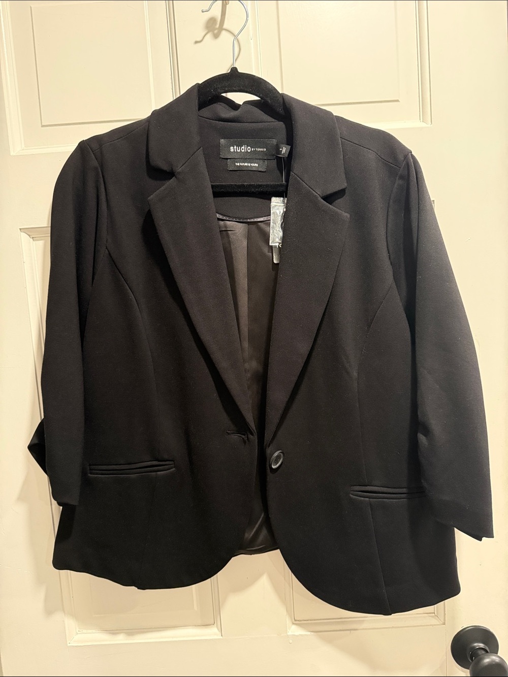 NWT Studio by Torrid Black Single-Button Blazer Jacket